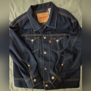 Levi's Denim Jacket Type 1 Dark Size XL